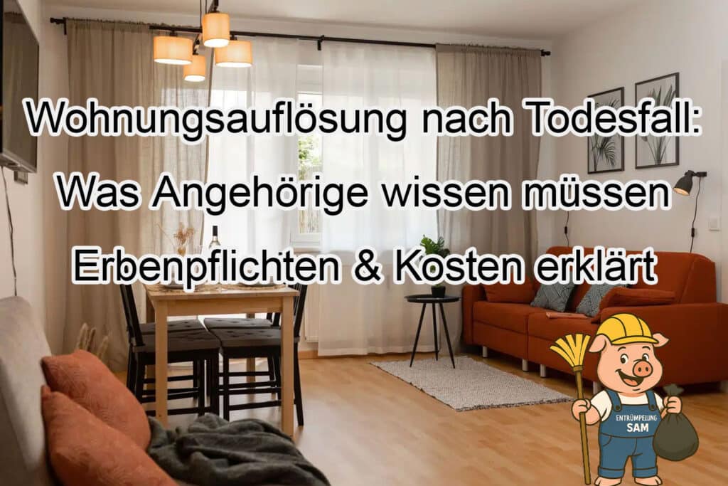 Wohnungsauflösung nach Todesfall in Berlin – Entrümpelung SAM unterstützt Angehörige