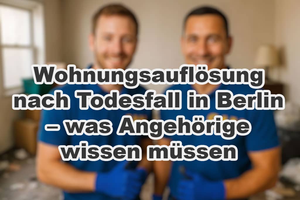 Wohnungsauflösung nach Todesfall in Berlin – was Angehörige wissen müssen
